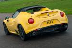 Alfa Romeo 4C Spider 2015 года (UK)